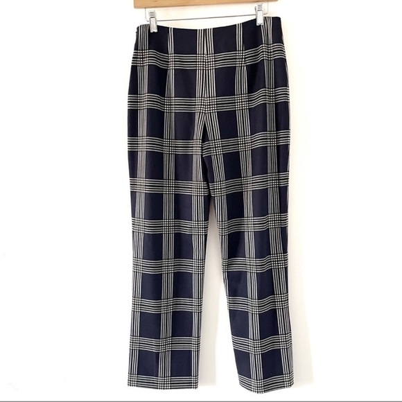 Lela Rose Plaid Stretch Wool Jacket & Pants Set - Picture 6 of 16